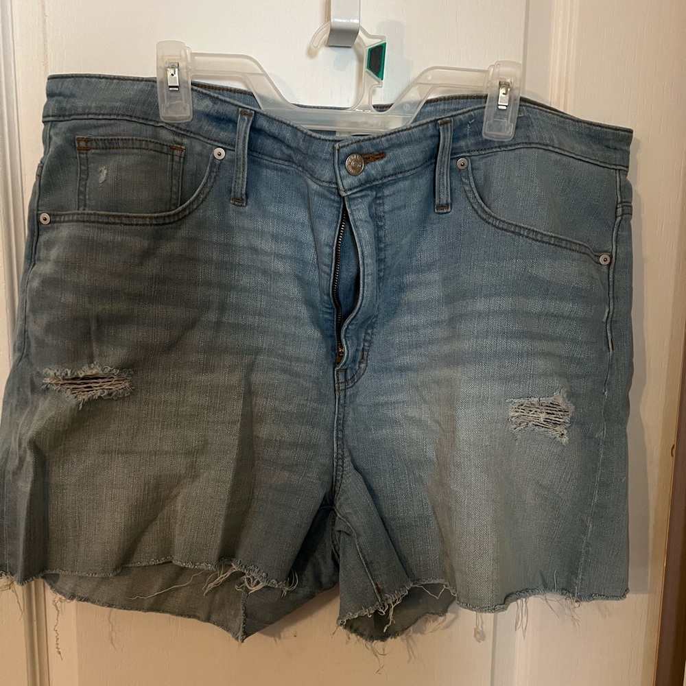 Madewell High Rise Denim Shorts